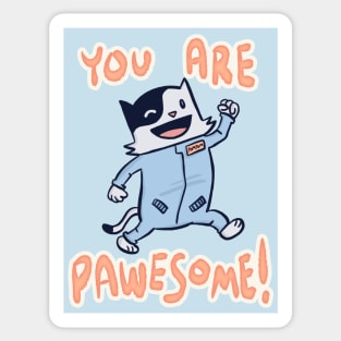 You Are Pawesome! Sticker